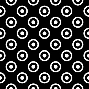 简单的无缝圆圈图案