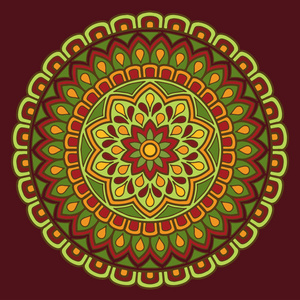 颜色曼陀罗图片