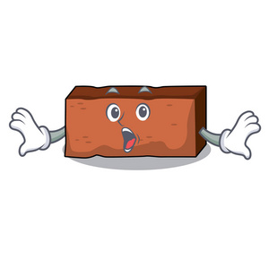 八字砖惊喜砖吉祥物卡通风格照片