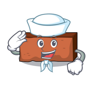 水手砖字卡通风格插图照片