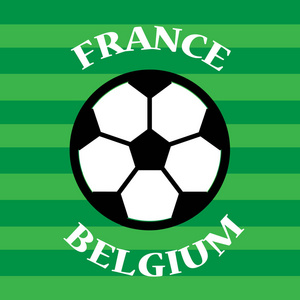 法国对比利时足球比赛模板设计图片