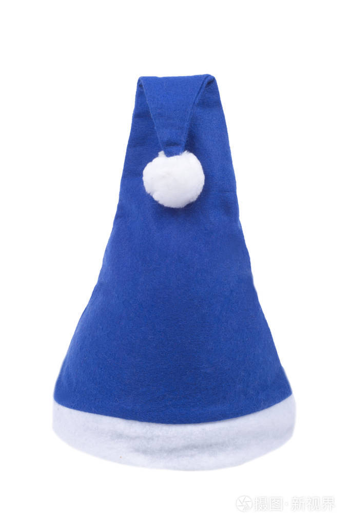 圣诞老人蓝帽子