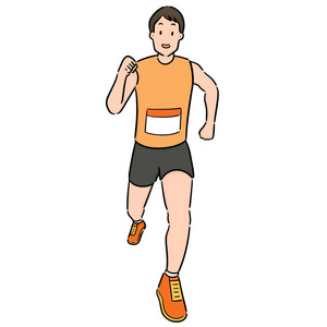 奔跑线条图片