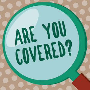 字写文字是你的问题.询问某人或病人是否有保险的商业概念插画