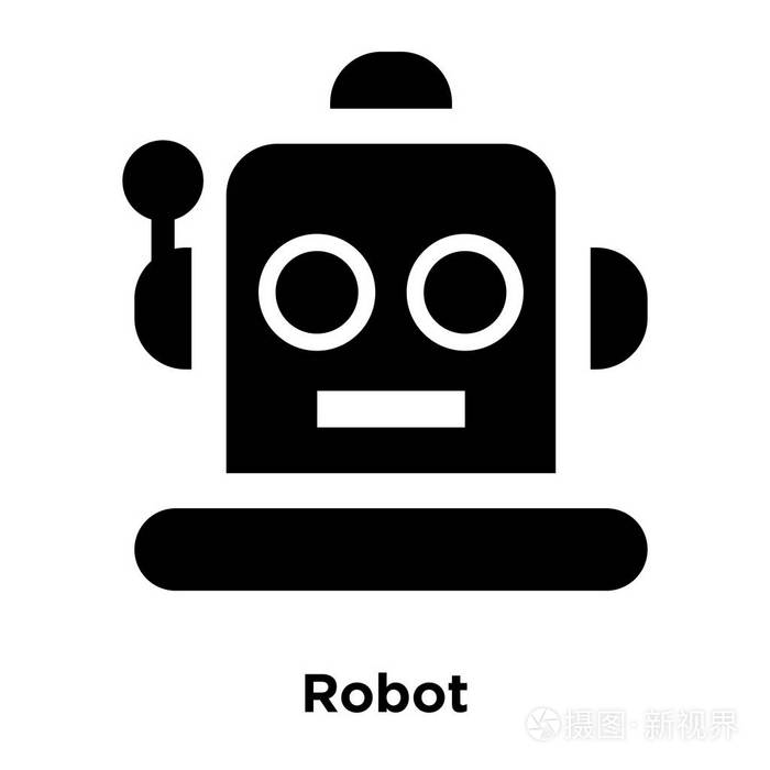 机器人logo设计矢量图图片