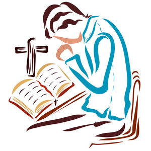 求经典动图番号一个人读圣经向上帝祈祷照片