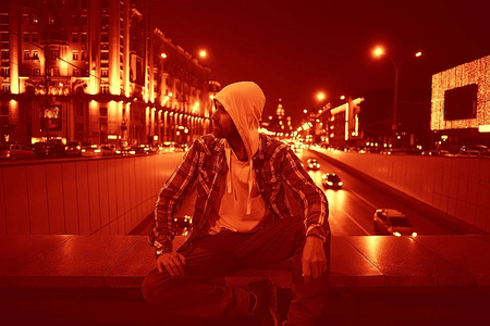 孤独的夜晚图片