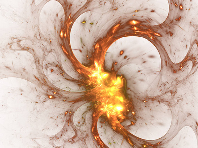 抽象混沌分形背景三维渲染图照片-正版商用图片1sh0e2-摄图新视界