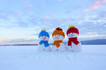 雪景图片有雪人图片