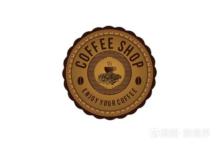 老式咖啡标志设计灵感