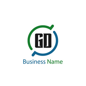 初始字母gd标志模板设计照片