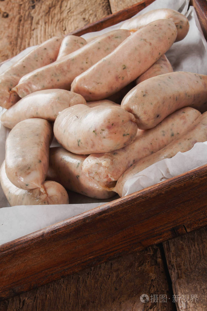 传统的英国生香肠