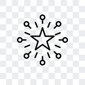 烟花矢量图标在透明背景下隔离, 烟花图案设计照片
