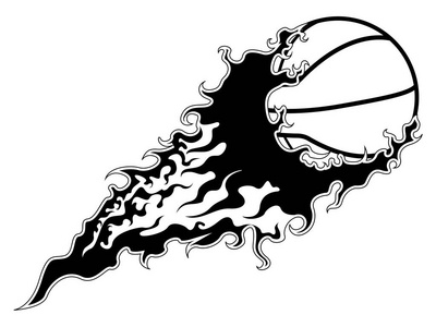 篮球球与效果图标图片