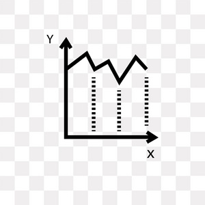 基于透明背景的笛卡尔坐标系统矢量图标, 笛卡尔坐标系标志设计照片