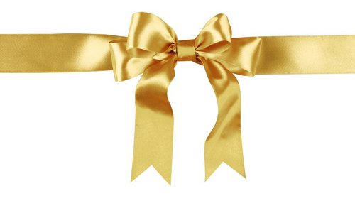 蝴蝶结彩带图片