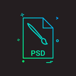 ps文件扩展文件格式图标矢量设计照片