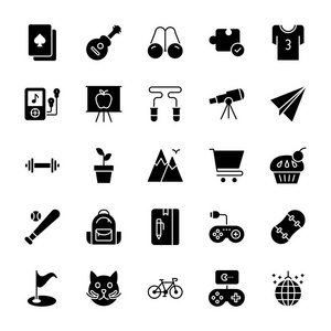 爱好和兴趣图标照片