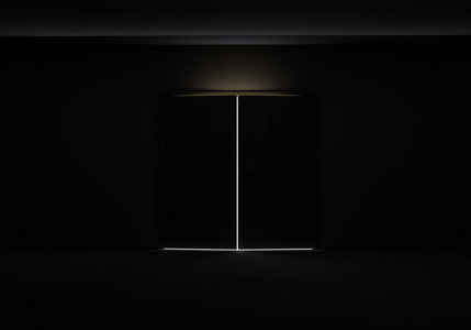 敞开的大门的大海图片