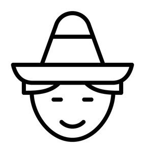 墨西哥男孩图片-墨西哥男孩素材-墨西哥男孩插画-摄图新视界