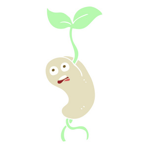 种子发芽卡通图片