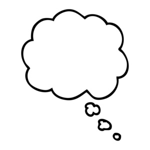 线描卡通表情泡泡图片