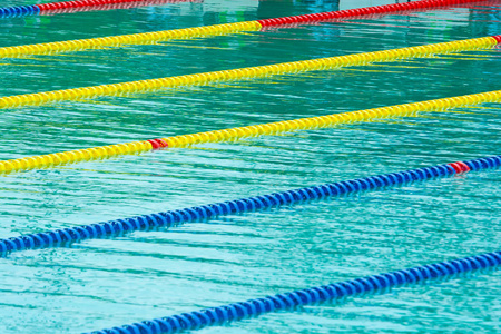 50米泳池标志线示意图图片