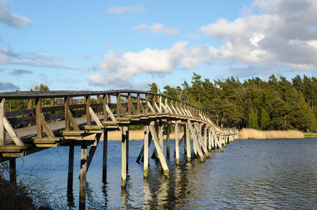 海岸 在下面 海岸线 瑞典 风景 柱子 码头 建设 天空