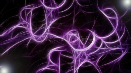 动态 能量 要素 插图 颜色 发光 运动 弯曲 艺术 形象