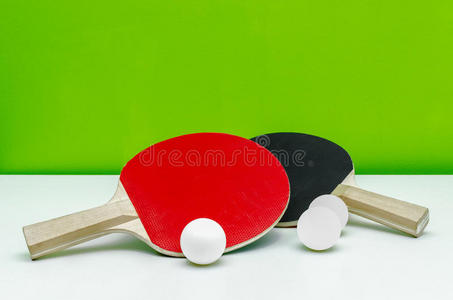 手柄 游戏 运动 桌子 特写镜头 闲暇 木材 球拍 网拍
