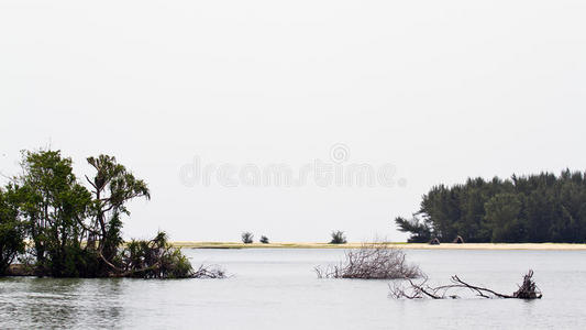 文化 海岸 全景图 自然 钓鱼 全景 渔夫 印第安人 遥远的