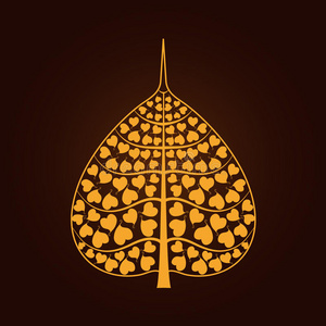 菩提叶菩提叶矢量白底菩提叶有叶的菩提花心形菩提树