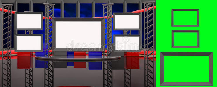 房间 屏幕 新闻 照相机 网络空间 演播室 可视化 电视