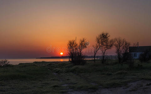 天空 气候 日出 早晨 海湾 情景 旅行者 太阳 自然 黄昏