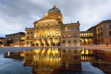 议会 黄昏 宫殿 广场 国家的 地标 欧洲 首都 文化 城市