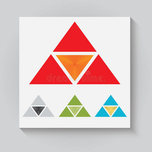 颜色 商业 金融 插图 身份 棱镜 签名 金字塔 偶像 公司