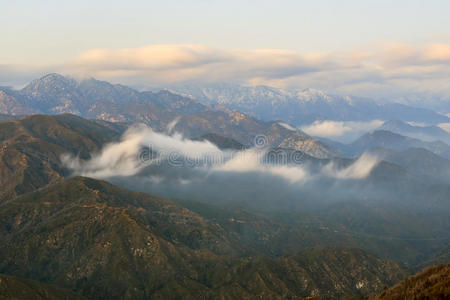 山体 高程 天空 天使 加利福尼亚 日落 阳光 首脑会议