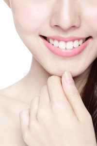 亚洲 牙科 人类 美丽的 复制 健康 面对 照顾 卫生 麦克尔