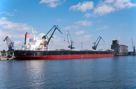 商业 进口 长的 出口 货物 物流 货运 港口 起重机 运输