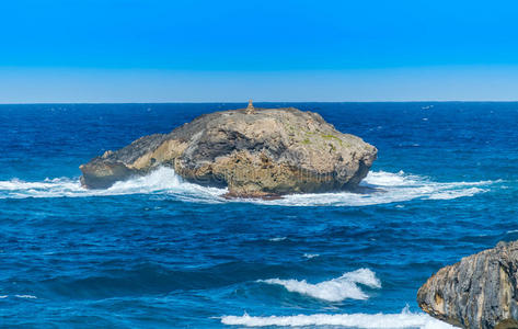 岩石 半岛 巢穴 风景 太平洋 海洋 天堂 路边 北岸 瓦胡