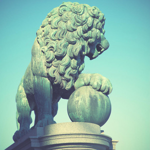 斯德哥尔摩一只狮子的身影