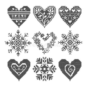 挪威语 手工制作的 挪威 材料 刺绣 圣诞节 编织 北欧