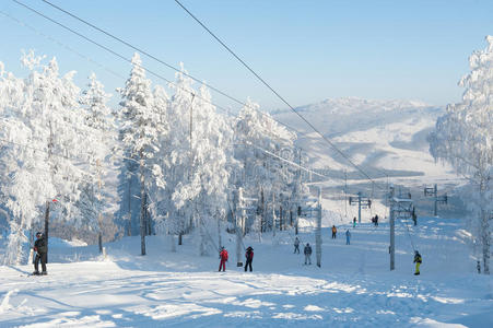 高山滑雪