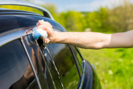 车辆 汽车 肥皂 照顾 漂洗 运输 所有权 阳光 车身 马车
