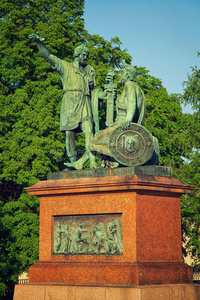 莫斯科的米宁和波扎尔斯基雕像