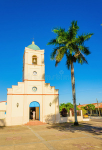 街道 圣诞老人 加勒比 城市 古老的 古巴 建筑 教堂 哈瓦那