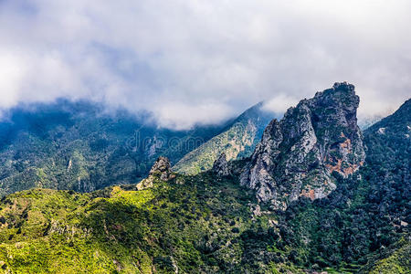 金丝雀 特内里费 西班牙 天空 夏天 自然 岩石 风景