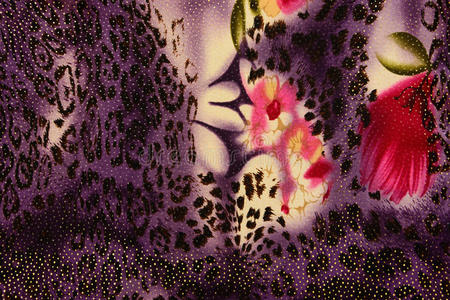 玫瑰 围巾 伪装 皮革 艺术 奢侈 粉红色 豹子 绘画 特写镜头