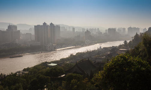 自然 公园 佛教徒 花园 文化 天空 寺庙 古老的 森林