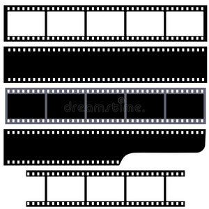 横幅 娱乐 框架 复古的 磁带 电影 毫米 插图 摄影 胶片